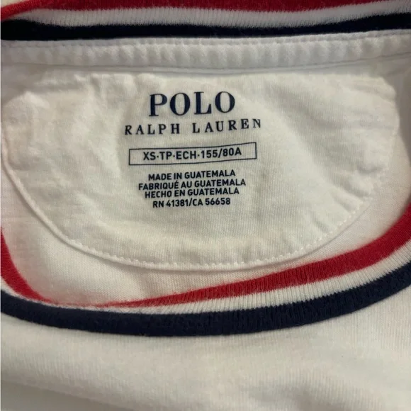 Ralph Lauren Women's US Open Logo Cotton Tee in Pure White XS - Picture 11 of 16